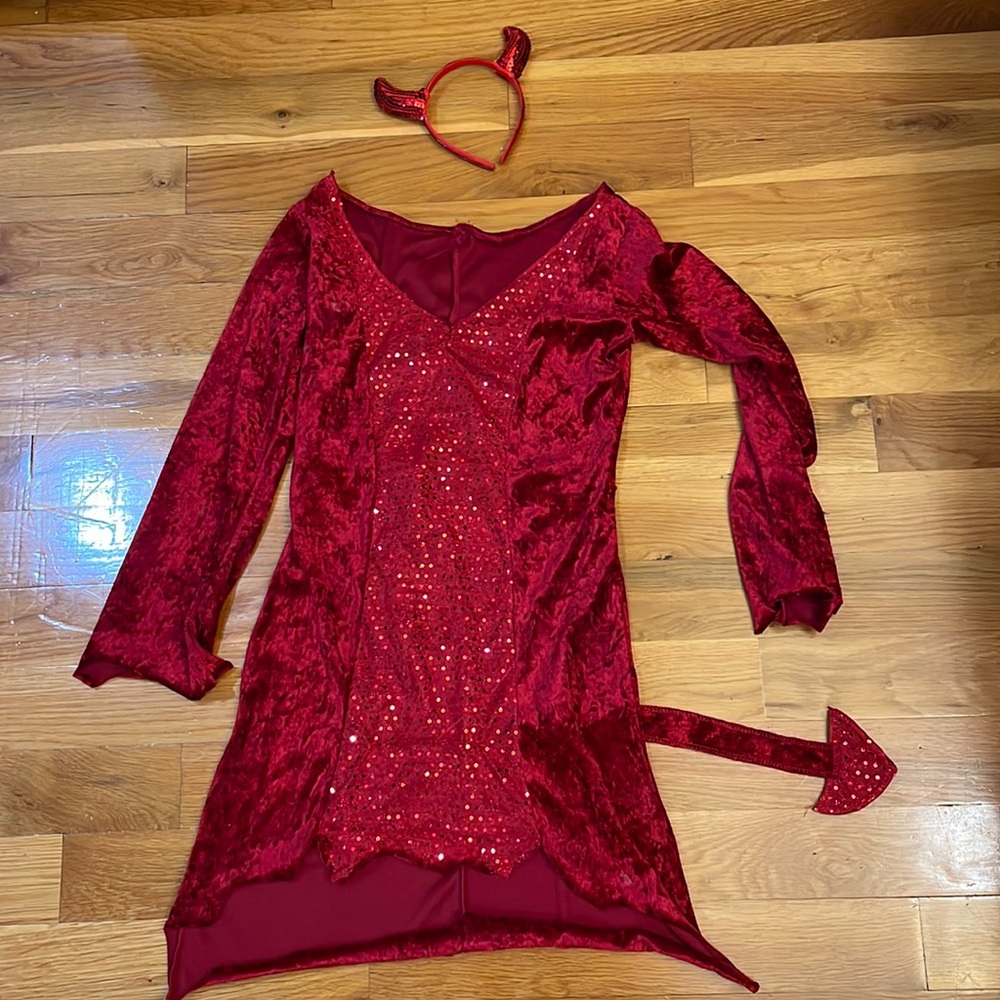 Vintage Red Devil Costume